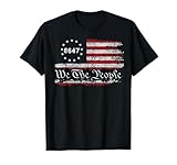 8647 Impeach 47 No Kings in America 86 47 Retro US Flag T-Shirt