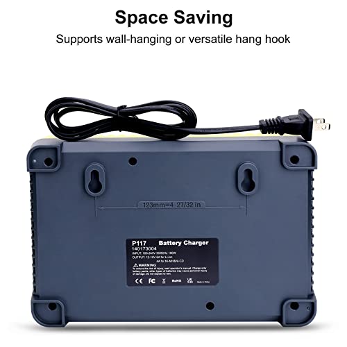 Gonocop P117 Fast Charger For Ryobi 18V Battery One+ Max Lithium P100 P102 P103 P105 P107 P108 P117 P118 12V-18V Li-Ion Nicd Nimh Battery thumb #6