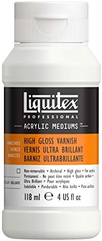 Liquitex 5732 Professional Glanz Gel Medium do farb akrylowych, zwiększa wyrazistość kolorów, połysk i przejrzystość - 946 ml, przezroczysty