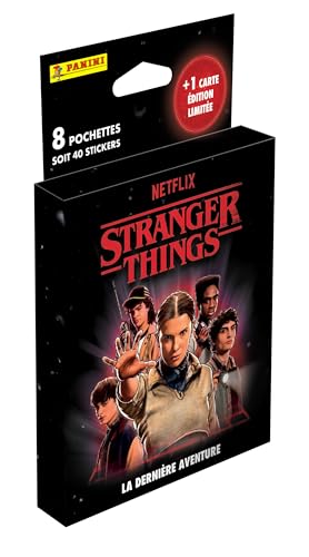 Panini Stranger Things - La Dernire Aventure Blister Pack of 8 Sleeves + 1 Limited Edition Card