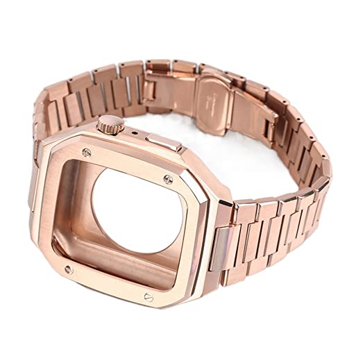 Bracelet acier inoxydable intégré Apple Watch 45mm iWatch 8 7 6 SE
