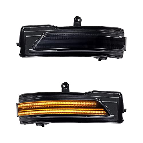Astra Depot Dynamic Sequential Flashing LED Side Mirror Turn Signal Light Compatible with 2019-2022 Dodge Ram 1500 68402096AA 68402097AA