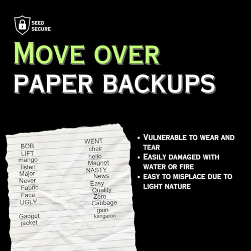 Image of Crypto Seed Phrase Backup /Storage Plates | Includes a Set of 2 Stainless-Steel Plates, Engraving Pen with 2 Extra Tips, 2 Sets of Rivets, and 4 Tamper Proof Stickers (Electric Engraving Pen)