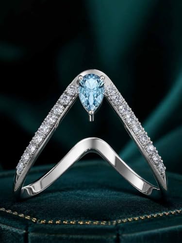 Image of Clara 925 Sterling Silver Vanki Adjustable Ring for Women Platinum Plated | Gift for Women & Girls | Swiss Zirconia | Elegant Design