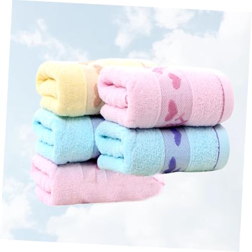 Serviettes visage coton à carreaux légères confortables lot de 5