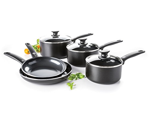 GreenPan Cookware Set, Non Stick, Toxin Free Ceramic Saucepans - Induction & Oven Safe Cookware - 5 pcs 2 Gallery Image GreenPan Cookware Set, Non Stick, Toxin Free Ceramic Saucepans - Induction & Oven Safe Cookware - 5 pcs 2 Gallery Image