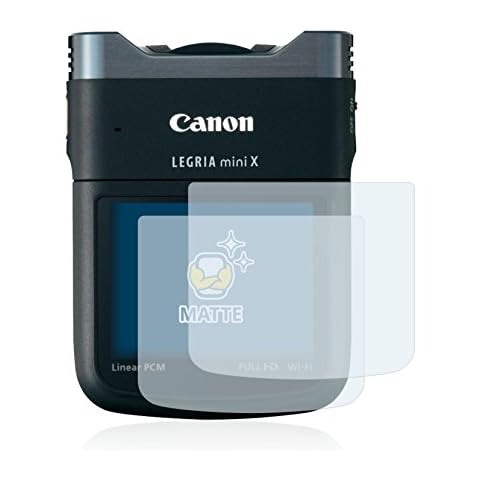 BROTECT 2X Entspiegelungs-Schutzfolie kompatibel mit Canon Legria Mini X Matte Displayschutz-Folie Cover
