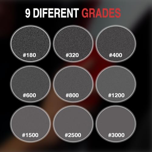 Sanding Sponge, 180-3000 grit Sanding Block, Soft Foam Hand Sanding Blocks, Wet/Dry Sandpaper, Washable and Reusable, Suitable for Wood, Metal, Drywall, Glass and Other Materials. - Thumbnail 3