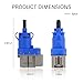 Brake Light Switch Replaces OEM#8T4T-9G854-AA, 4Pin Stop Light Compatible With Ford F150, Explorer, Lincoln MKC, Mazda, Mercury - Professional Car Accessories Brake Pedal