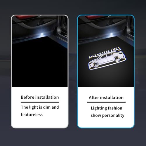 2PCS Luces LED Proyector Logo Puerta para Altima 2002+ miniatura 2