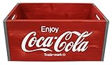 Leigh Country CP 98250 Vintage Wooden Coca-Cola Large Serving and Storage Crates, Red