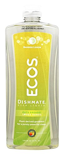 Image of Earth Friendly - ECOS Dishmate Dish Liquid Bamboo Lemon - 25 fl. oz.