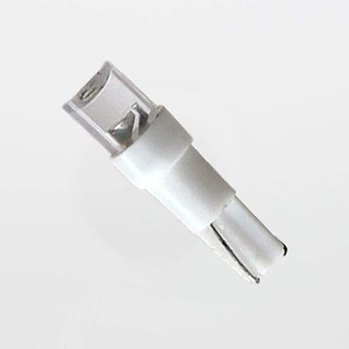 GOODJAYCO (10 piezas) #85 LED T1.75 T1 34 Base de cuña enana 6-28V 85 LED blanco de repuesto para #85 incandescente T1 34 W2.1x4.9d Base lámpara