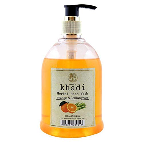 Vagad's Khadi Orange & Lemongrass hand wash 450 ml