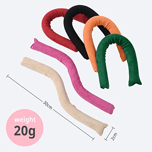 Heatless Hair Curler For Long Medium Hair Curls, 6Pcs No Heat Hair Rollers Hair Curlers To Sleep In, Curly Wavy Hair Twist Pillow Flexi Rods Flexible Heatless Curling Rod Headband Wrap Styling Rollers #TOP3