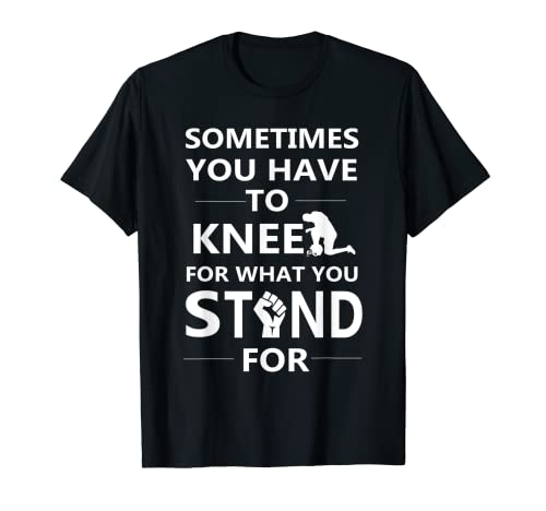Camiseta antirracista afrocéntrica de rodillas Camiseta