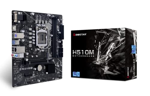 BIOSTAR intel H510チップセット 搭載 Micro-ATX マザーボード [ H510MH 2.0 ］
