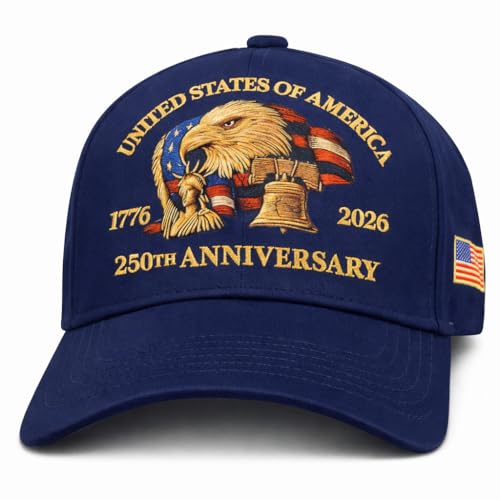 Image of USA Flag Hat American Flag Embroidered Patriotism On Display Comfortable Adjustable One Size Fits Most