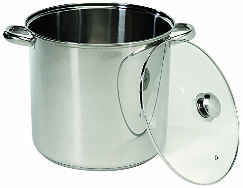 ExcelSteel 551 Stockpot with Encapsulated Base, 20 quart, Stainless Steel