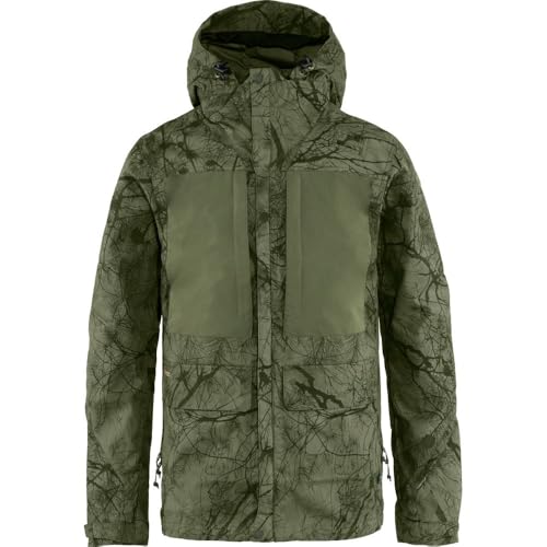 Chaqueta Fjallraven Lappland Hybrid para rutas de rastreo y rececho en el bosque