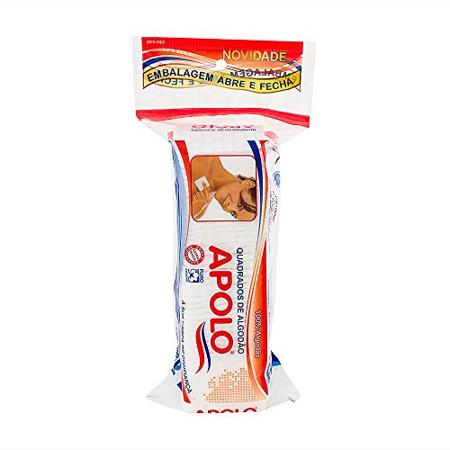 Apolo Algodão Quadrado Com Ziplock 50G