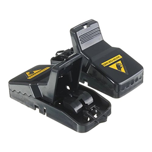 Preisvergleich Produktbild Cikuso 2X Mausefalle Maus Ratte Fallen Maus Finger Lebendfalle Rattenfalle Schwarz