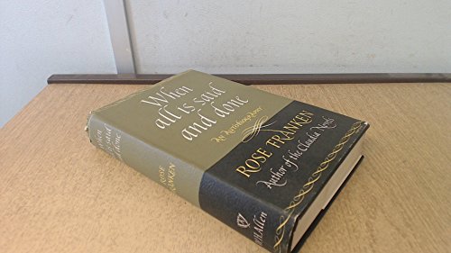 When All is Said and Done B0000CLKPU Book Cover