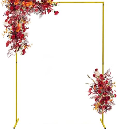 Decoración, Softlines Private Label TOPTHEROAD 2x2M Arco para Globos Cuadrado, Marco de Soporte de Fondo de Boda, Soporte de Fondo de Fotografía para Fiesta de Cumpleaños, Boda, Fiesta de...