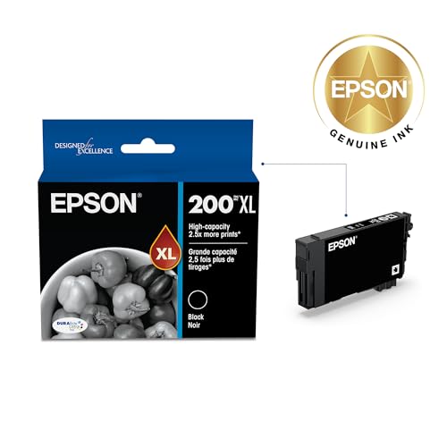 image for EPSON 200 DURABrite Ultra Ink High Capacity Black Cartridge (T200XL120
