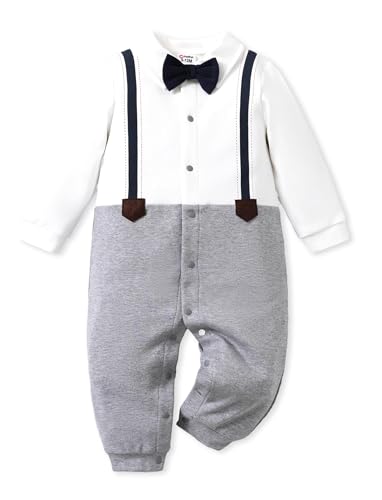 PATPAT Strampler Neugeborene, Baby Jungen Strampler Set, Schlafanzug...