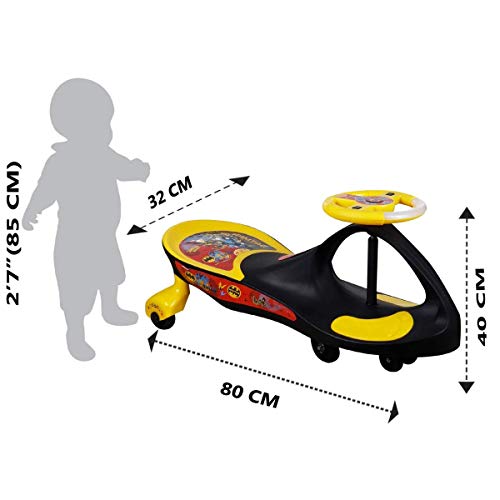 Image of Toyzone Batman Premium Magic Car-51565 | Ride-on Car | Push Car | Swing Car | Comfortable & Durable Seats | Elegant Design | Twister Ride on | Magic Toy Car | for Kids Age 2+Swing Car |