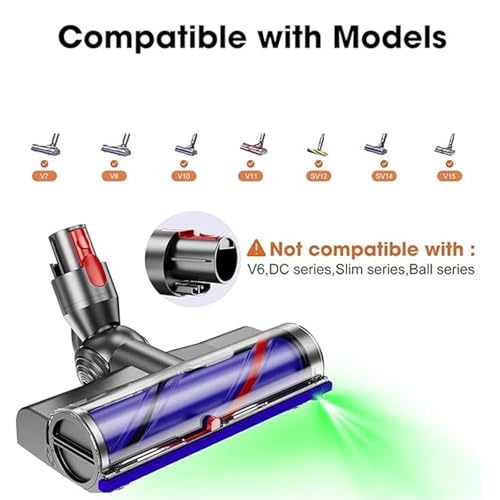 Accessoire pour sols durs compatible Dyson brosse rotative haute performance - 4
