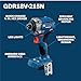 BOSCH GDR18V-215N 18V Brushless Impact Driver - 1,900 in-lbs Torque, 0-3,300 Impacts/Min, Compact Design,1/4 in Quick-Change Hex Drive (Bare Tool)