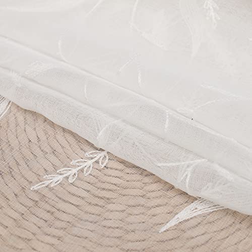 Btfortune CS5 White Sheer Curtains 108 Inches Long thumb #7