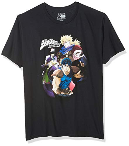 Jojo's Bizarre Adventure Phantom Blood Black Short-Sleeve T-Shirt-X-Large