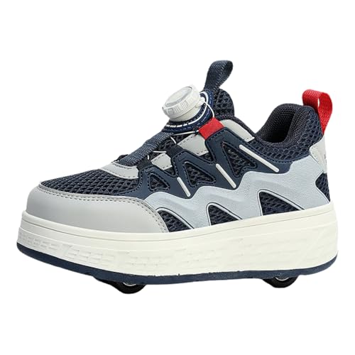 Zapatos con Ruedas NiñOs,Zapatillas Patines NiñA,Zapatillas Deportivas Skate RetráCtiles,FáCil De Poner Y Quitar,Adecuado para Clubes Y Fiestas De CumpleañOs