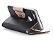 ProCase iPhone SE 2022/2020 iPhone 8/7 Wallet Case for Women, Stylish Folio Flip Card Case Stand Cover with Hand Strap Kickstand and Card Holder for iPhone SE 3/2 iPhone 8/7 -Black