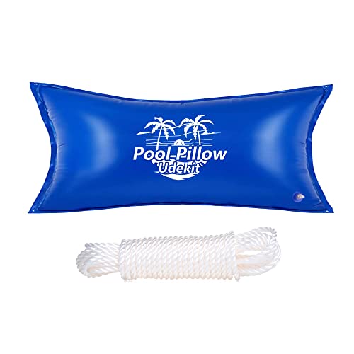 Udekit Cuscino d'Aria per Piscina Gonfiabile Galleggiante Antigelo Copertura per Piscina Cuscino d'Aria 120 x 240 cm