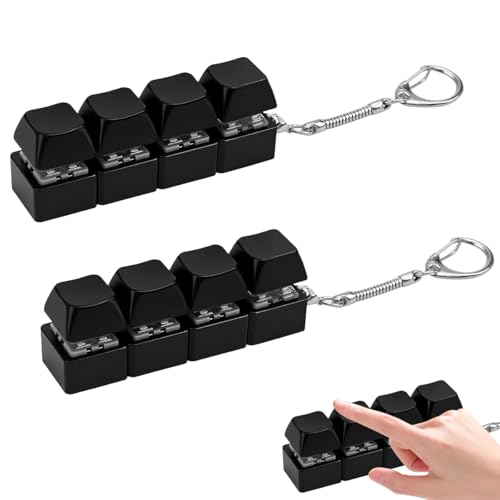 Juguete antiestrés para Teclado, Juguetes antiestrés, Juguete antiestrés con Botones, Teclado antiestrés portátil de 4 Botones con Llavero, Regalos funcionales y Modernos para Adultos y niños Juguete antiestrés para Teclado, Juguetes antiestrés, Juguete antiestrés con Botones, Teclado antiestrés portátil de 4 Botones con Llavero, Regalos funcionales y Modernos para Adultos y niños