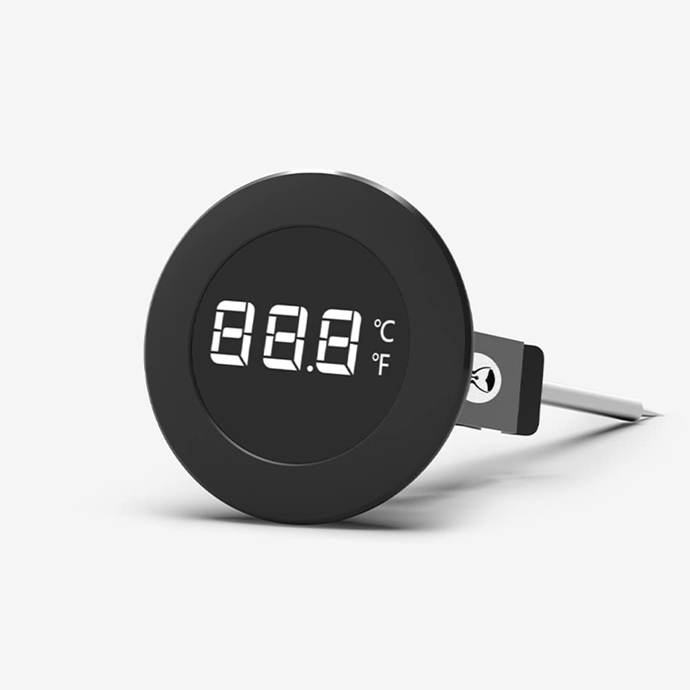 TIMEMORE Termometro digitale a lettura istantanea con sonda lunga per caffè, cottura e cottura, nero