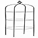 American Garden Works OST Obelisk with Spiral Twist Finial, 54" x 10.5", Matte Black