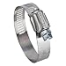 Ideal Tridon 5780051 Stainless Steel 1/2" Hy-Gear Hose Clamp, 3-Stainless Steel 1/2"-5-Stainless Steel 1/2" (Pack of 10)