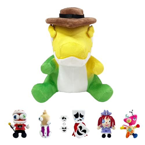 POPOYU Gummigoo - Muñeco de peluche digital de Kinger Gummigoo, el increíble circo Gangle Caine, lindo muñeco de peluche suave para niños y niñas, fanáticos de la televisión, regalos de cumpleaños POPOYU Gummigoo - Muñeco de peluche digital de Kinger Gummigoo, el increíble circo Gangle Caine, lindo muñeco de peluche suave para niños y niñas, fanáticos de la televisión, regalos de cumpleaños