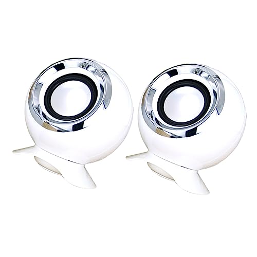 Mini altavoz de computadora con volumen regulable DOITOOL juego de 2 piezas de audio estéreo portátil