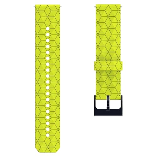 Image of ACM Watch Strap 22mm for Universal 22mm Size Replacement Strap Smartwatch | Silicone Designer Belt Sports Hook Band