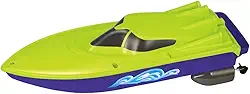 Super Lancha de Controle Remoto - Brinquedo Aquático - Velocidade e Diversão Garantida - Cores Verde/Roxo e Laranja/Cinza - Ideal para piscinas e lagos (Verde/Roxo)
