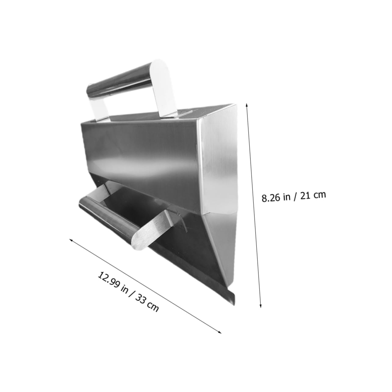 Frattazzo per Muratura in Acciaio Inox Argento, Forma Unica | Stuccatura e Lisciatura Pareti, Design Multifunzione ad Alta Tenacità, Uso per Pittura