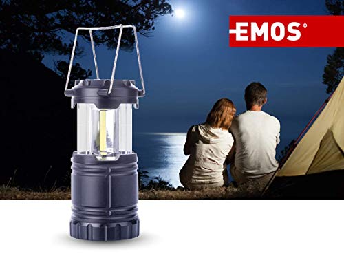 EMOS P4006 LED Camping Lantern Portable Camping Lamp with Hook and Magnet, 300 Lumens, 38 Hour Lighting Time, Black - Image 7