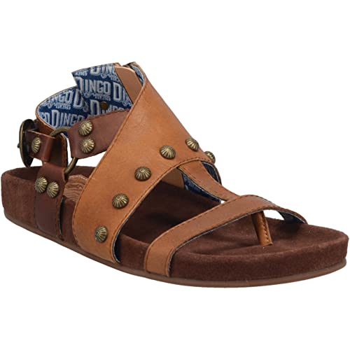 Dingo Women's Sage Brush Leather Sandal Brown 7.5 M #TOP2