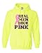 Go All Out XX-Large Safety Green Mens Real Men Rock Pink Breast Cancer Sweatshirt Hoodie